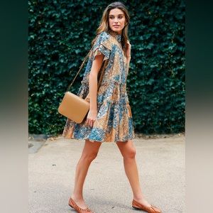 HUNTER BELL Prairie Patchwork Merritt Dress